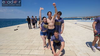 Ludijada zadarskih maturanata na Pozdravu suncu i Morskim orguljama