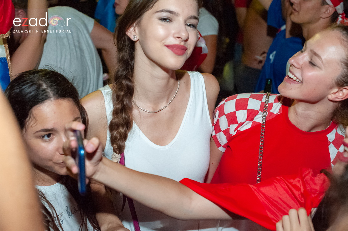 Zadar je gorio: Velika fešta nakon plasmana Vatrenih u finale Svjetskog prvenstva