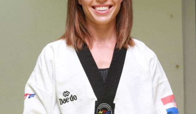 Taekwondoasica Lucija Zaninovic. Photo: Ivana Ivanovic/PIXSELL
