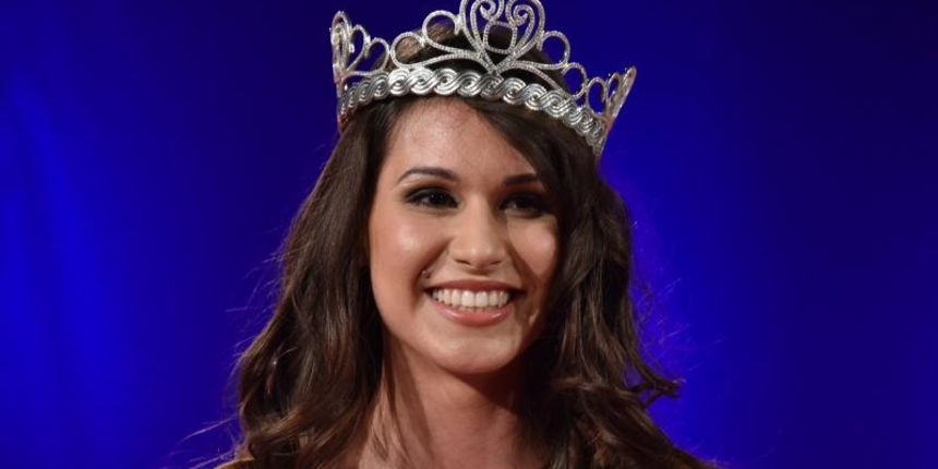 Nova Miss Hrvatske je Angelica Zacchigna, prva pratilja je Lucija Radolović a druga pratilja Katarina Jurkin. Photo: Hrvoje Jelavić/PIXSELL