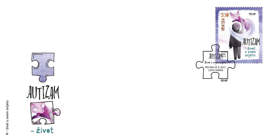 Hrvatska pošta pušta u optjecaj poštansku marku s temom autizma
