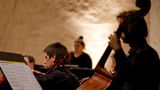 Hrvatska komorna filharmonija, Mak Grgić i Franko Božac u crkvi Sv. Donata, foto: L. Banić