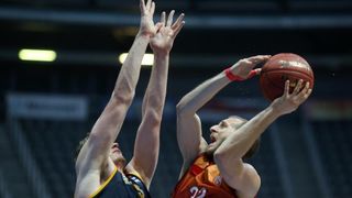 Drugi dan Zadar Basketball turnira u dvorani Krešimira Ćosića: susret izmedju Galatasaray Liv Hospital i Alba Berlin. Photo: Filip Brala/PIXSELL