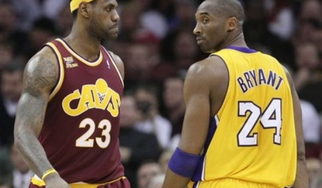 Kobe Bryant, Lebron James, foto: ap photo