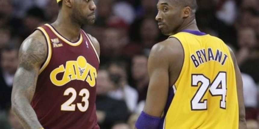 Kobe Bryant, Lebron James, foto: ap photo Kobe Bryant, Lebron James, foto: ap photo