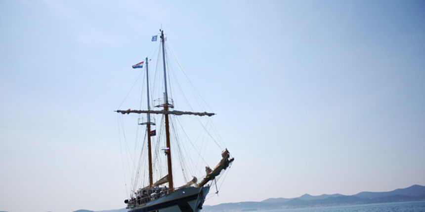 Uplovljavanje školskog broda “Kraljica mora” (Foto:Saša Čuka)