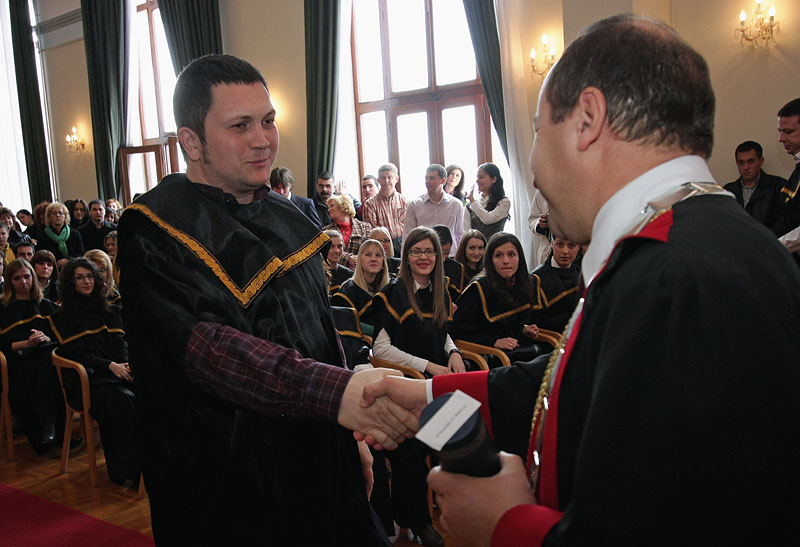 Promocija diplomiranih studenata, 7. ožujka 2009. (foto: Marin Gospić)