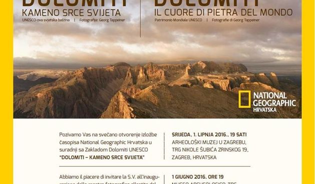 National Geographic Hrvatska predstavlja međunarodnu izložbu Dolomiti – kameno srce svijeta