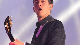 25.06.2013., Zagreb – INmusic festival na zagrebackom jezeru Jarun unatoc losem vremenu okupio je veliki broj posjetitelja. Nastup benda Arctic Monkeys. Photo: Marko Prpic/PIXSELL