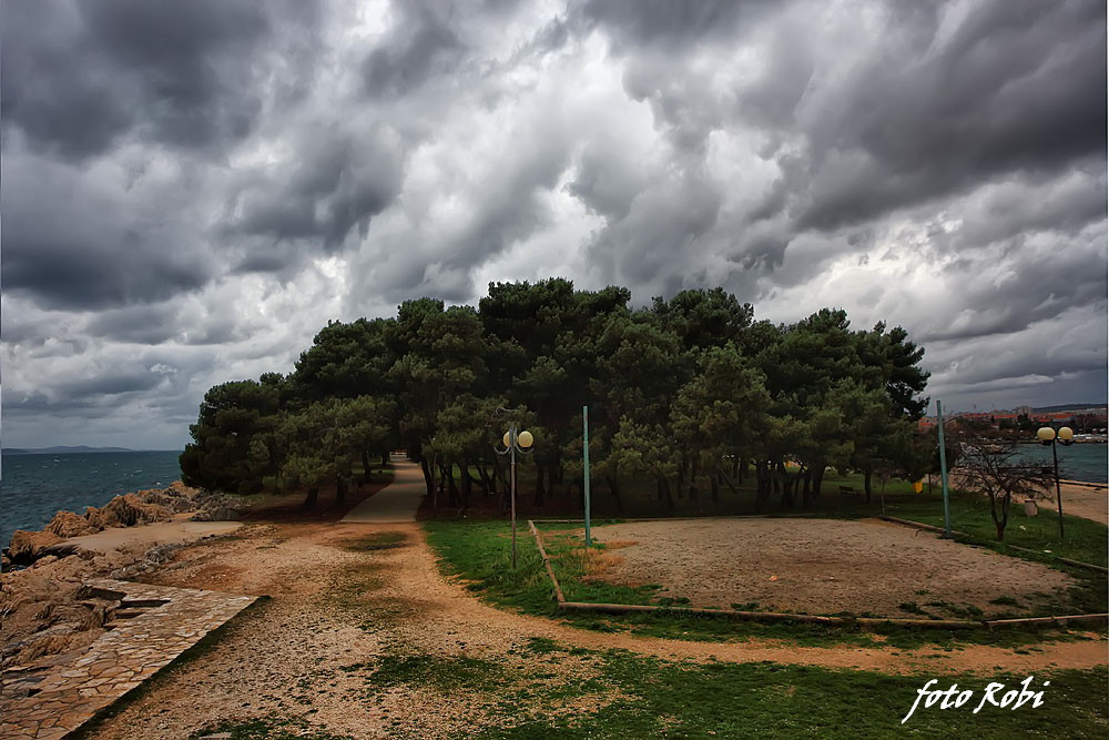 Jugo na Punti Bajlo 17. siječnja 2014.  Foto: Roberto Lerga