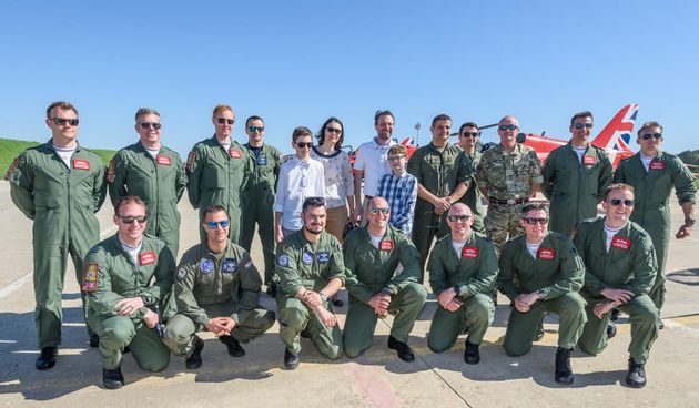 Akrobatska grupa Red Arrows u posjetu Krilima Oluje u Zemuniku