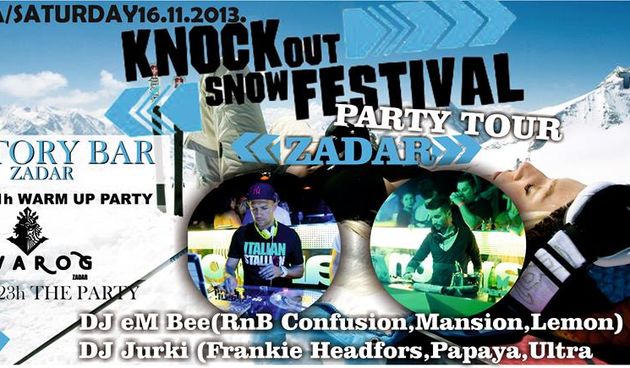 Knockout party ludilo stiže u Zadar!