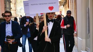 “Prosvjedom ljubavi” otvoren 8. Festival vjenčanja, foto: Iva Perincic “Prosvjedom ljubavi” otvoren 8. Festival vjenčanja, foto: Iva Perincic