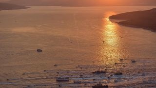 Splićani ispratili Olivera na posljednju plovidbu – fotografije iz zraka