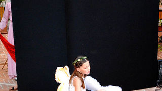 Polaznici dramsko lutkarske radionice Donatolina iz Kazališta lutaka Zadar gostovali su na ovogodišnjem Međunarodnom dječjem festivalu u Šibeniku sa predstavom “Šuma Striborova”, foto: Dino Bara Polaznici dramsko lutkarske radionice Donatolina iz Kazališta lutaka Zadar gostovali su na ovogodišnjem Međunarodnom dječjem festivalu u Šibeniku sa predstavom “Šuma Striborova”, foto: Dino Bara