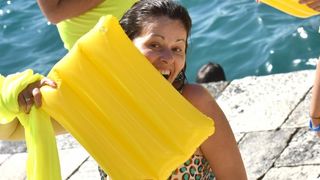 Jubilarni 10. dm Millennium Jump na zadarskoj rivi, Photo: Dino Stanin/PIXSELL Jubilarni 10. dm Millennium Jump na zadarskoj rivi, Photo: Dino Stanin/PIXSELL