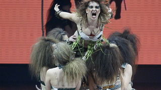 Zagreb, 191110. 
Studio 2 Jadran filma, Oporovecka 12.
Treca polufinalna emisija Supertalent showa Nove TV. 
Na slici: Cats.
Foto: Nina Djurdjevic / CROPIX