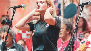 Zadar priredio čudesan doček svojim Vatrenim herojima (1)