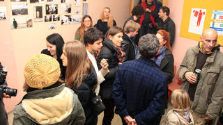 ArtAkt, izlozba Ivane Jenjic, predstava Vili Matula, foto: I. Perincic ArtAkt, izlozba Ivane Jenjic, predstava Vili Matula, foto: I. Perincic