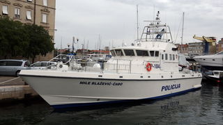 Zadar, 300611.
Marina Tankerkomerc. Zadarska policija dobila je novi brod s imenom