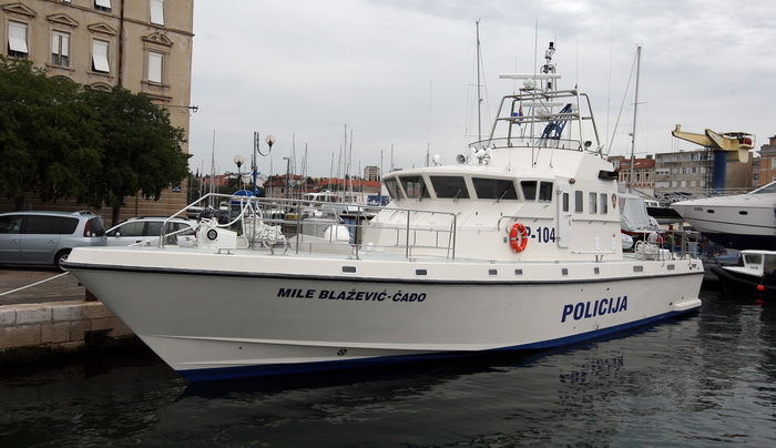 Zadar, 300611.
Marina Tankerkomerc. Zadarska policija dobila je novi brod s imenom