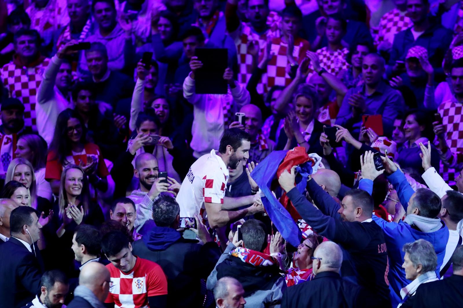 Veliko slavlje hrvatskih tenisača nakon osvajanja Davis Cupa