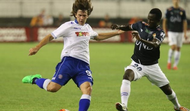 30.07.2015., stadion Poljud, Split – Prva utakmica treceg pretkola Europa lige, HNK Hajduk – Stromsgodset IF. Andrija Balić. Photo: Ivo Cagalj/PIXSELL