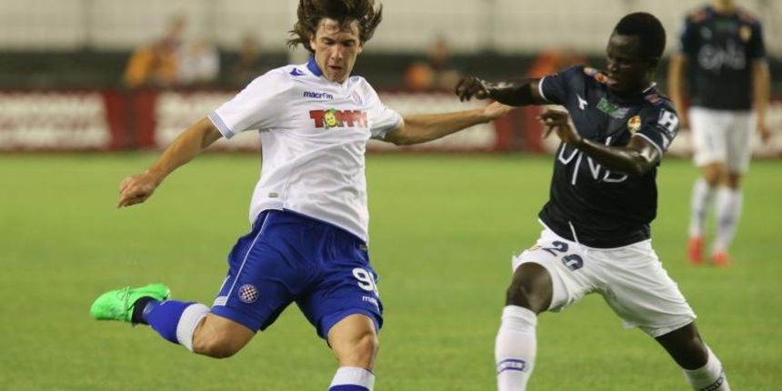 30.07.2015., stadion Poljud, Split – Prva utakmica treceg pretkola Europa lige, HNK Hajduk – Stromsgodset IF. Andrija Balić. Photo: Ivo Cagalj/PIXSELL 30.07.2015., stadion Poljud, Split – Prva utakmica treceg pretkola Europa lige, HNK Hajduk – Stromsgodset IF. Andrija Balić. Photo: Ivo Cagalj/PIXSELL