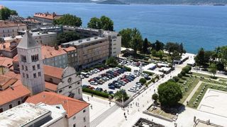 Pogled sa zvonika zadarske katedrale sv. Stošije, Foto: Dino Stanin/PIXSELL