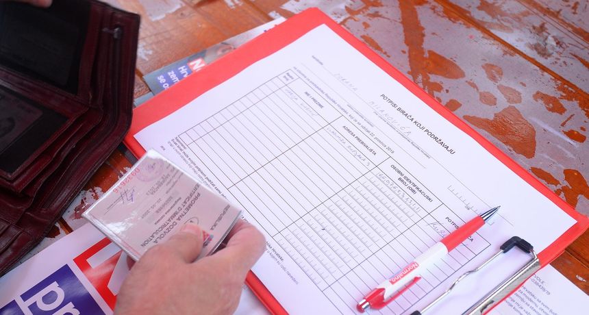 prikupljanje potpisa prikupljanje potpisa