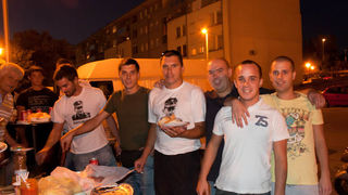 Bili Brig kod Ošk. Zadarski otoci: Svečanost imenovanja trga po D.T. Gavranu, foto: Darko Belančić