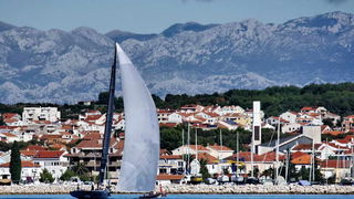 Zadarska Koka 2016. gledana s mora. Foto: Leonard Kvarantan Zadarska Koka 2016. gledana s mora. Foto: Leonard Kvarantan