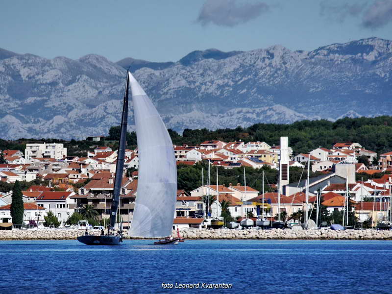 Zadarska Koka 2016. gledana s mora. Foto: Leonard Kvarantan Zadarska Koka 2016. gledana s mora. Foto: Leonard Kvarantan
