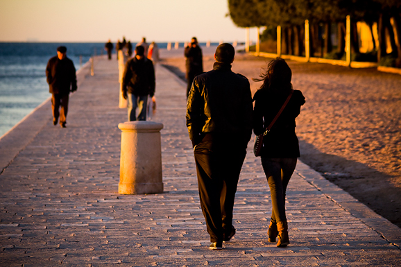 Zadarski suton 7. siječnja 2013. (foto:Saša Čuka)