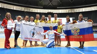 Zadar – U dvorani Krese Cosica na Visnjiku otvoreno je Europsko prvenstvo navijacica “European cheerleading championships 2015”. Danas i sutra svoje ce plesno akrobatske vjestine pokazati vise od 1500 natjecateljica. Photo: Dino Stanin/PIXSELL Zadar – U dvorani Krese Cosica na Visnjiku otvoreno je Europsko prvenstvo navijacica “European cheerleading championships 2015”. Danas i sutra svoje ce plesno akrobatske vjestine pokazati vise od 1500 natjecateljica. Photo: Dino Stanin/PIXSELL