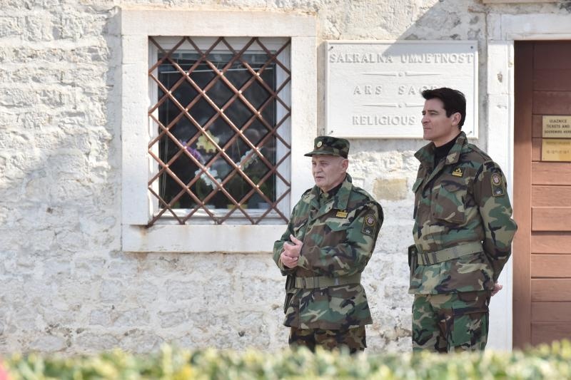 Snimanje scene iz filma “General” na zadarskom Forumu