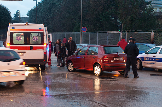 Prometna nesreća na križanju Radićeve i Tuđmanove, Foto: Leo Banić