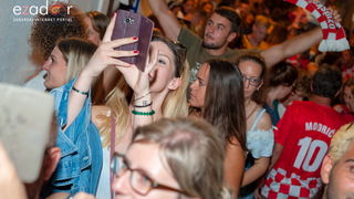 Zadar je gorio: Velika fešta nakon plasmana Vatrenih u finale Svjetskog prvenstva