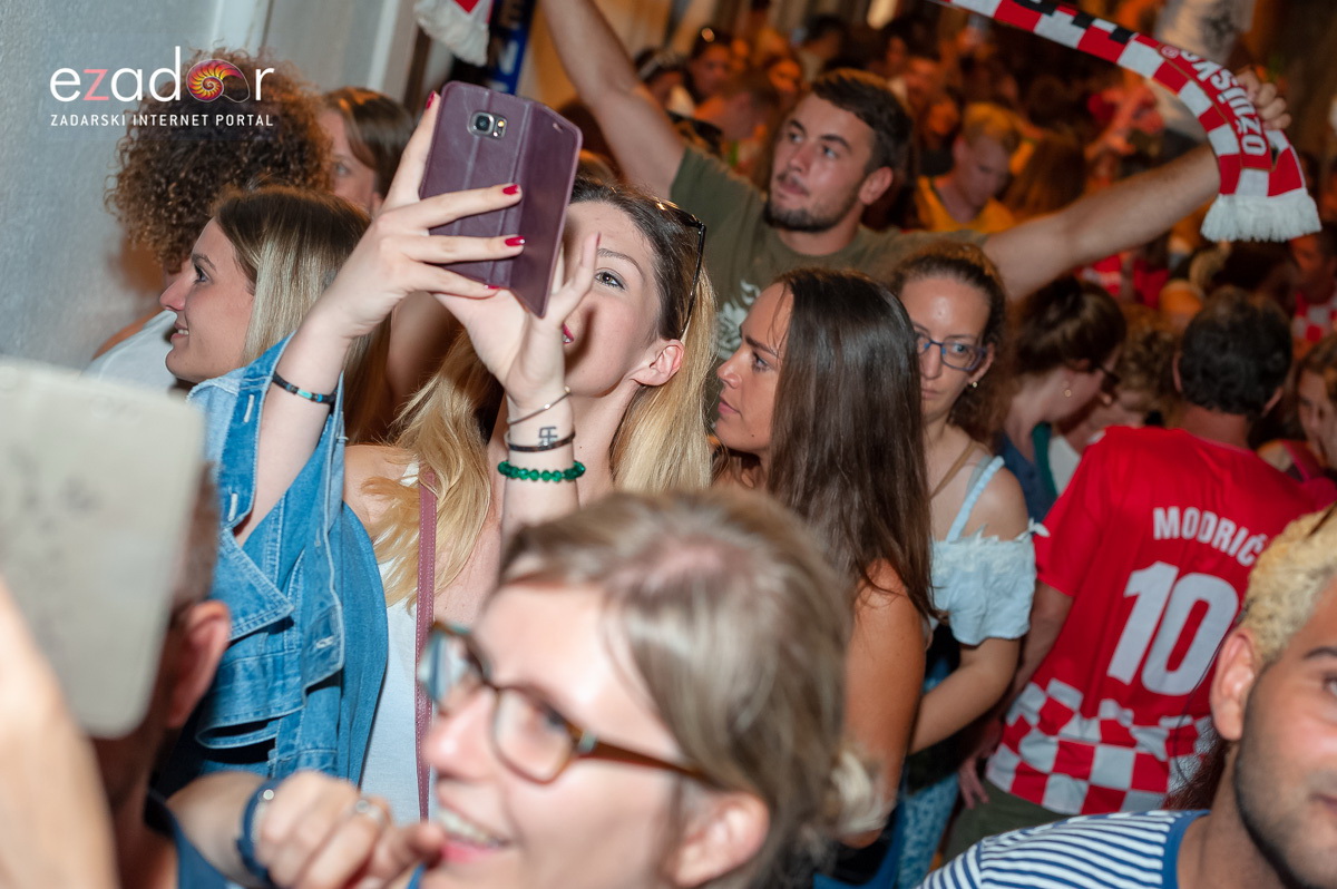 Zadar je gorio: Velika fešta nakon plasmana Vatrenih u finale Svjetskog prvenstva
