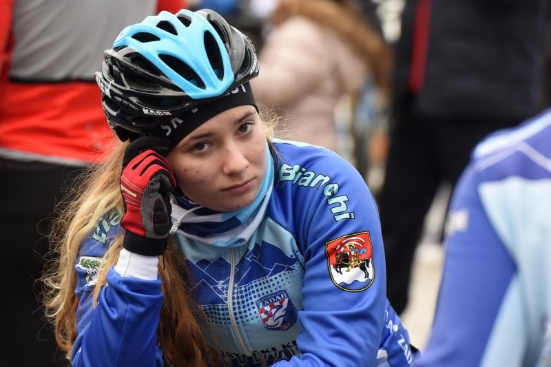 Branimirova obala: Start tradicionalne Božićne biciklijade Zadar-Vir. Foto: Dino Stanin/PIXSELL