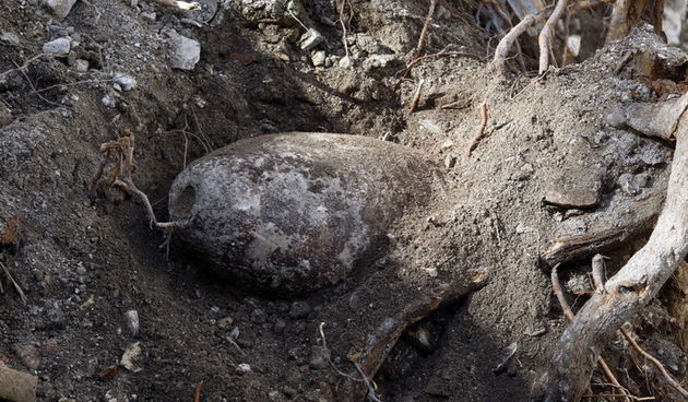 Aviobomba iz II svjetskog rata, Foto: Jure Miskovic / CROPIX