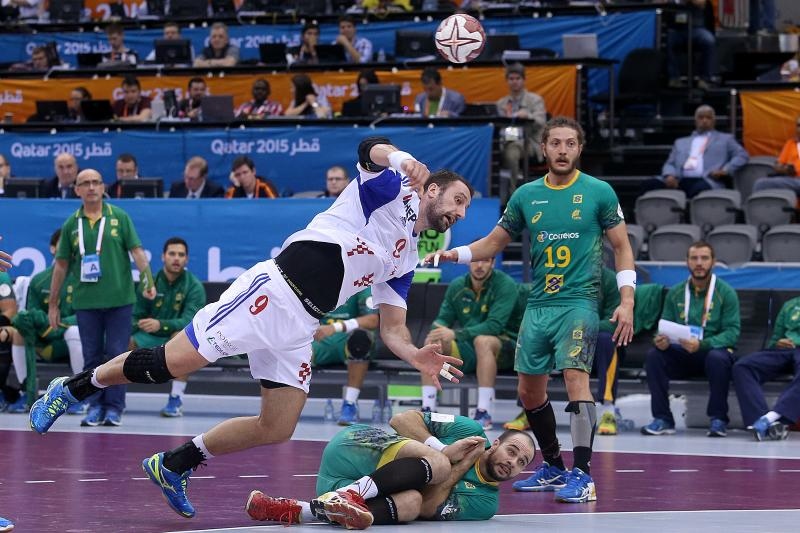 Katar – 24. svjetsko rukometno prvenstvo, osmina finala, Hrvatska – Brazil 26-25. Photo: Goran Stanzl/PIXSELL