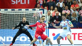 Spaladium Arena, Split – Europsko rukometno prvenstvo, skupina A, 1. kolo, Hrvatska – Srbija. Spaladium Arena, Split – Europsko rukometno prvenstvo, skupina A, 1. kolo, Hrvatska – Srbija.