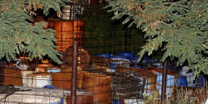 Bačve s opasnim otpadom u Zagrebu (Foto: Goran Mehkek/CROPIX)