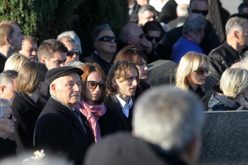 Vir – Pogreb bivseg nogometasa i trenera Tome Basic. Photo: Filip Brala/PIXSELL