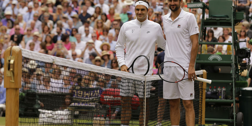 Marin Čilić i Roger Federer Marin Čilić i Roger Federer