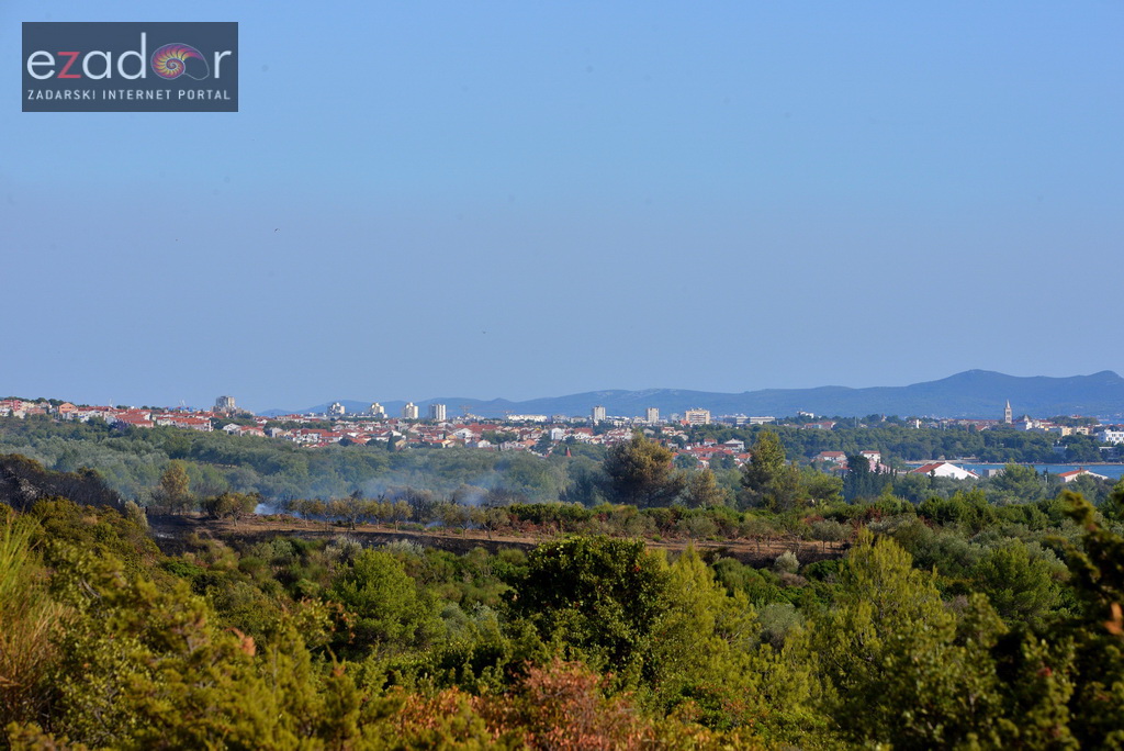 Zračne i kopnene vatrogasne snage u rekordnom roku lokalizirale požar između Dikla i Kožina