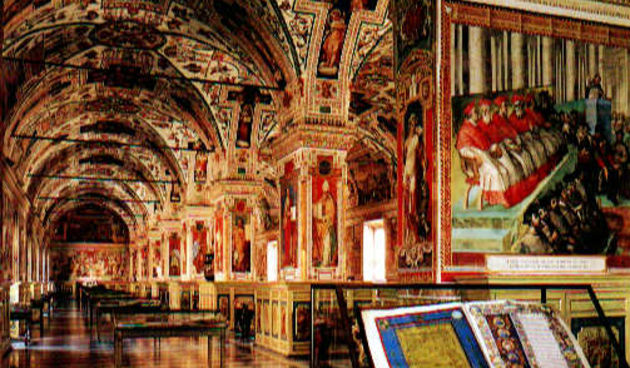 Knjižnica u Vatikanu