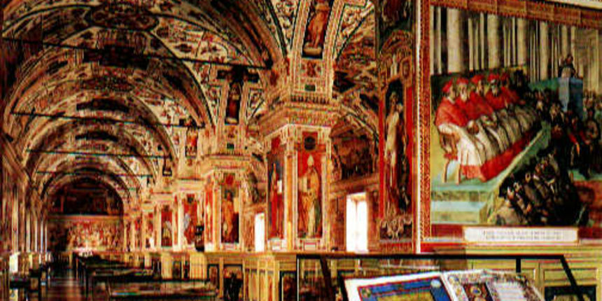 Knjižnica u Vatikanu Knjižnica u Vatikanu