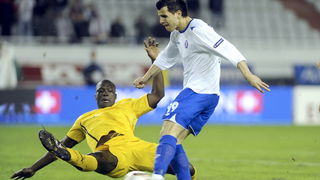 Split 011210. 
Stadion HNK Hajduka u Poljudu    
 UEFA Europska liga utakmica HNK Hajduk – FC AEK .
Na fotografiji:  Sharbini.
Foto : Paun Paunovic / CROPIX